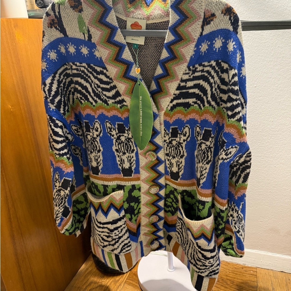 FARM Rio Multicolor Patterned Cardigan